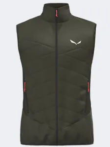 Salewa Ortles Hybrid Men Hiking Vest Green Dark Olive