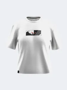 Salewa Eagle Hybrid Loose Men Hiking T-Shirt Optical White