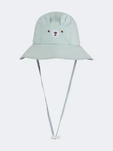 Oil And Gaz Stylish Kids Beach Bucket Hat Blue/Beige