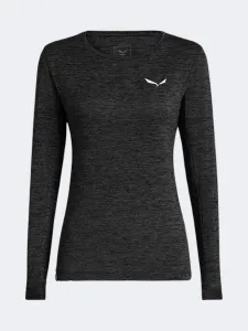 Salewa Puez Mel Dry Women Hiking Long Sleeve Blackout Melange