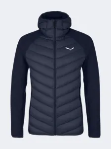 Salewa Fanes Sarner Down Hybrid Men Hiking Jacket Blue Navy Blazer