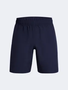 Under Armour Tech Woven Wordmark Men Training Short Midnight Navy/White