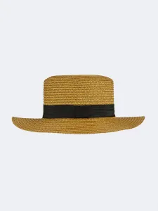Oil And Gaz Stylish Women Beach Panama Hat Gold/Black
