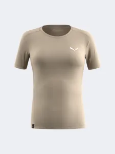 Salewa Puez Sporty Dry Women Hiking T-Shirt Quicksand