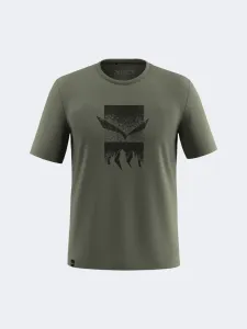 Salewa Eagle 3 Cime Men Hiking T-Shirt Faded Green