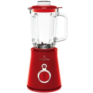Berlinger Haus Table blender with 1,5 L GLASS jar, Metallic Line Burgundy Edition
