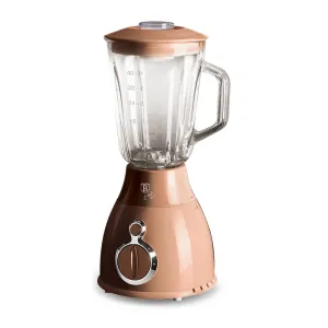 Berlinger Haus Table blender with 1,5 L GLASS jar, Metallic Line Rose Gold Edition