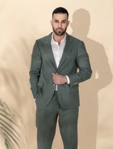 Single Breasted Linen Blazer