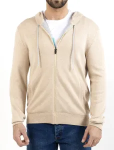 Knit Hooded Cardigan