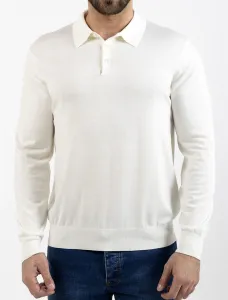 Knit Polo Shirt Long Sleeve