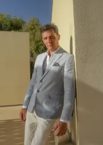 Single Breasted Linen Blazer