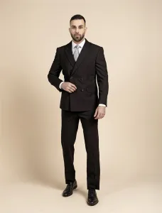 Double Breasted Blazer Peak Lapel