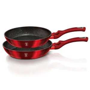Berlinger Haus Black Burgundy Metallic Line - 22/26CM FRYPAN
